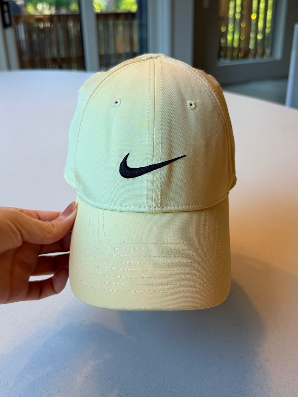 Nike Legacy91 Dri-FIT Pale Yellow Cap Metal Buckle Strap